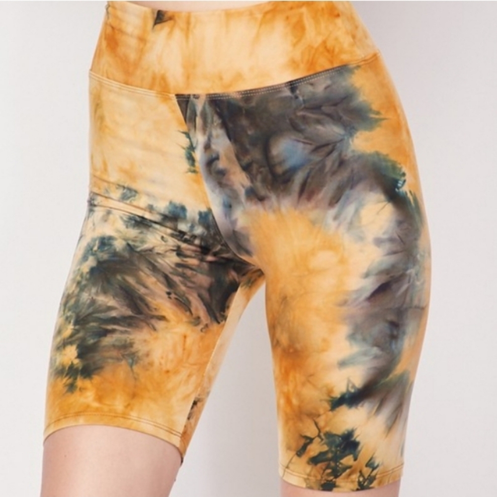 PICK 3/$25 SALE New Mix Tie Dye Bike Shorts Yoga Cycling Fitness Gym Activewear
